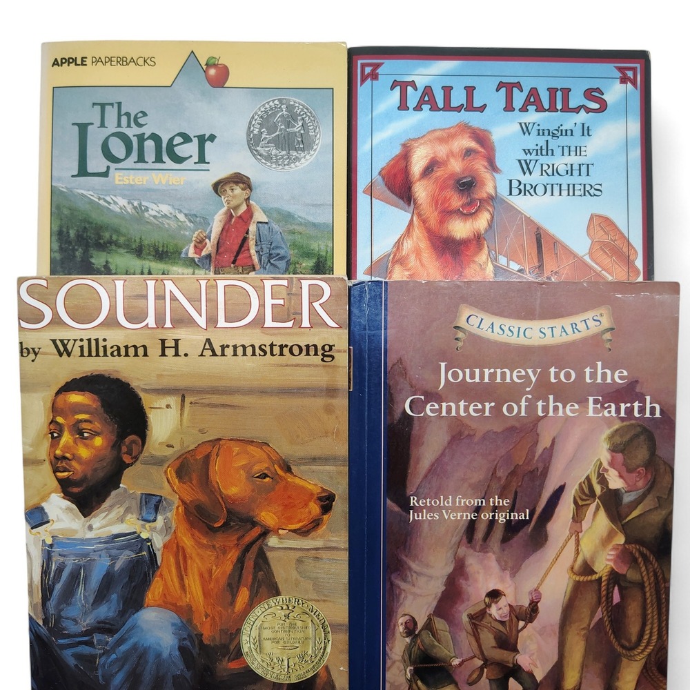 Childrens Classics Novels: The Loner, Sounder,‎ Journey to the Center Earth